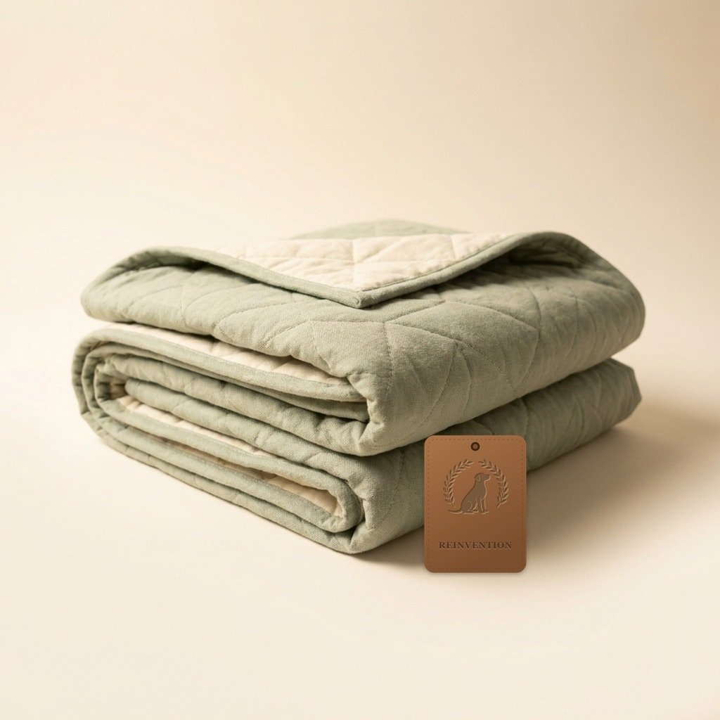 reversible quilted blanket — Reinvention Pet Co.
